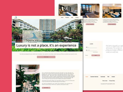 Spencer Hotels and Suites design ui ux web webdesign webdesigner