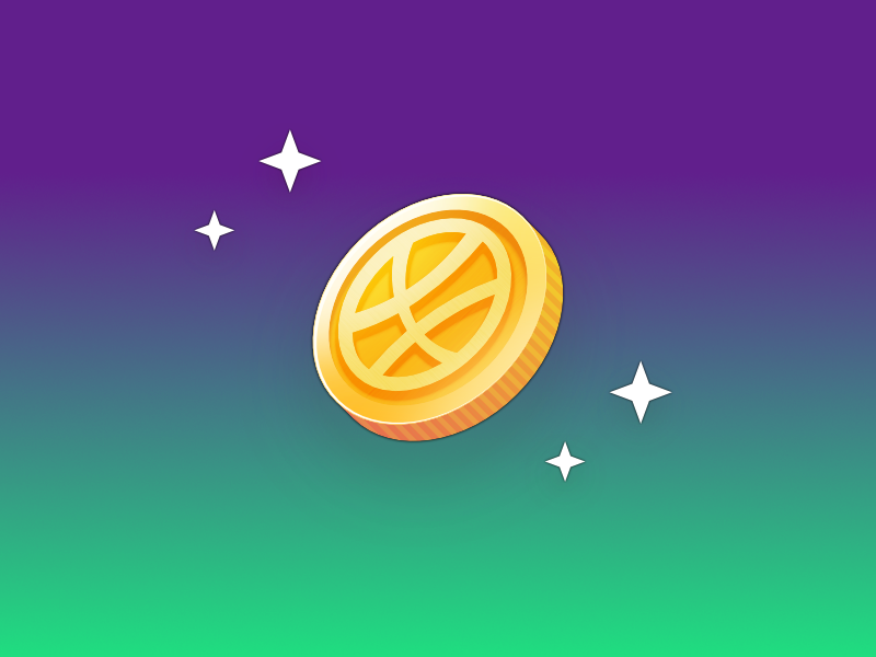 Dribbble Coin! by Izumi on Dribbble