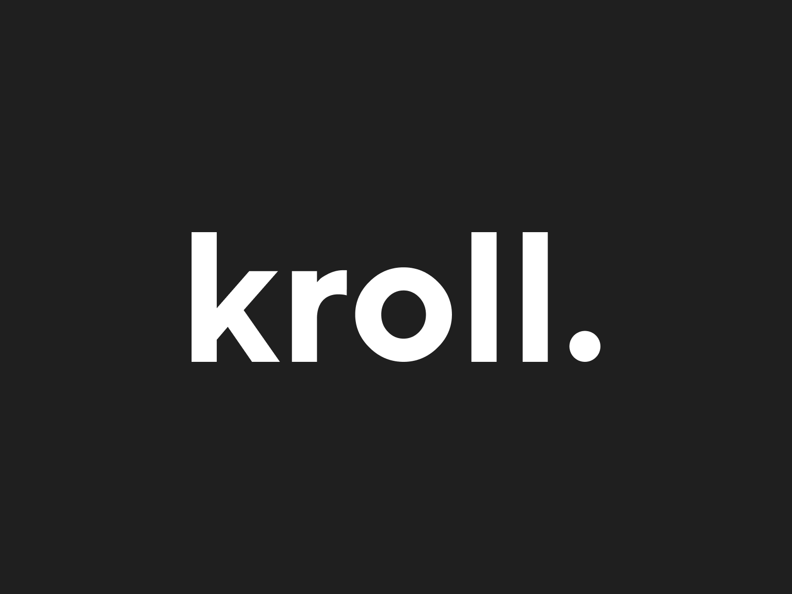 Kroll Studio - Brand Identity brand brand design brand identity brand identity design branding clean design flatdesign icon inspirational inspirations logo logo design logodesign logotype minimal type typography ui ux