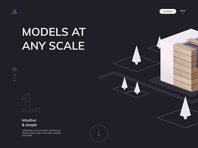 3D Models at Scale animation app brand branding clean design flat graphic design icon illustration logo minimal type typography ui ux vector web web design website