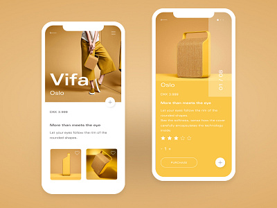 Vifa Oslo Yellow - Mobile App