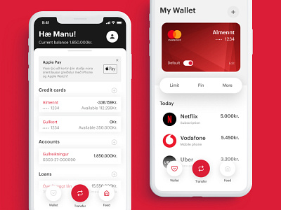 Digital wallet app