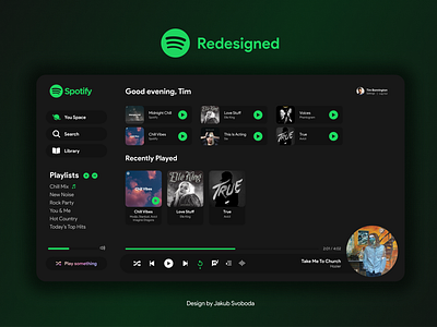 Spotify Redesigned