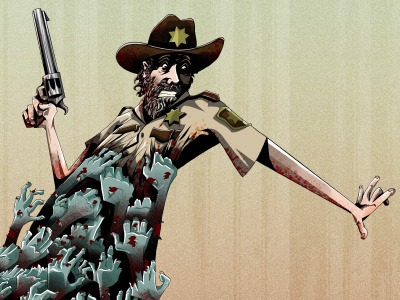 Zombies Everywhere! comic art design film illustration movie portrait poster zombie
