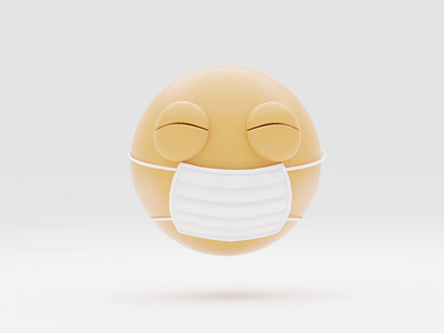 Emoji with mask 😷 3d 3d animation 3d illustration blender covid covid 19 cute emoji design emoji emoji set emojis emoticon set emoticons face mask illustration illustrations loop animation mask resources virus