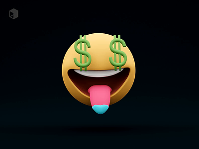 🤑 Money-Mouth Face 3d 3danimation animated animation blender cute design emojis emoticon graphic design illustration illustrations library money motion graphics resources ui