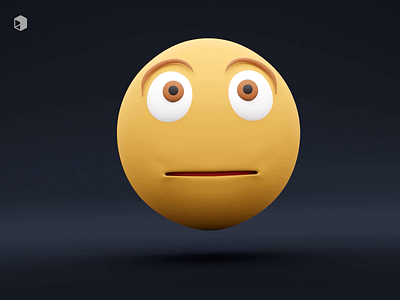 😐 -> 💀 3d animation blender branding cute design emoji emojis graphic design illustration illustrations kawai library motion graphics neutral face resources skull threedee