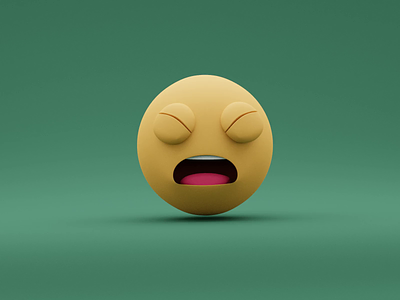 Vomitting emoji🤮 3d animation blender cute design designer emojis emoticons illustration illustrations kawaii library motion graphics puke resources vomit vomitting