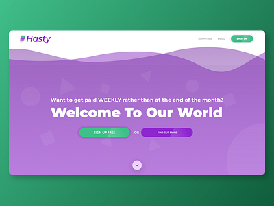 Money Management Landing Page