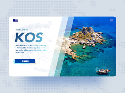 Kos Holiday Page Concept blue desktop gallery greece holiday macbook pro ocean paradise sea