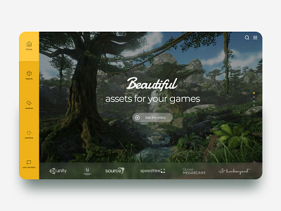 Game assets tool concept! app design assets design inspiration game development image landing page minimal modern ui design ux design watch video web design