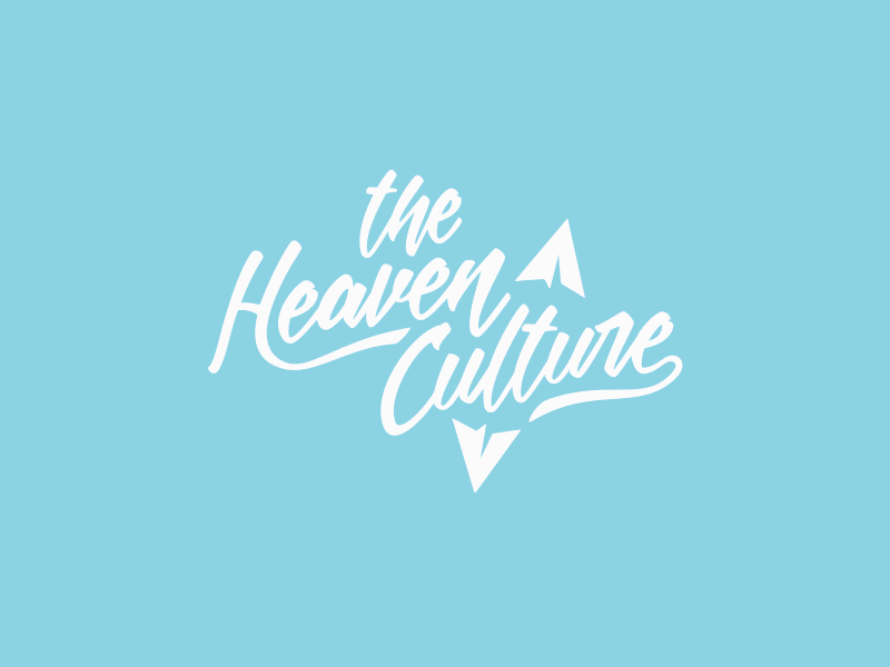 the heaven culture lettering lettering animation liquid animation logo animation paper planes planes typography