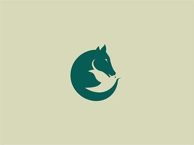 horse and bird logo animal bird bird icon bird logo creative horse house logodesign logotype mascot simple unique