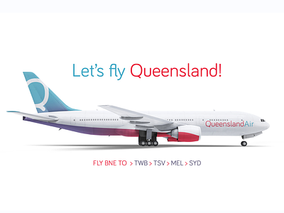 QLD Air aircraft airline airways plane queensland