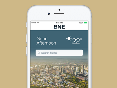 Brisbane Airport App Concept