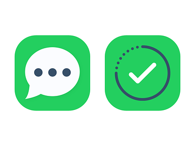 Chat & Pay App Icon chat chat app green icon logo pay wechat