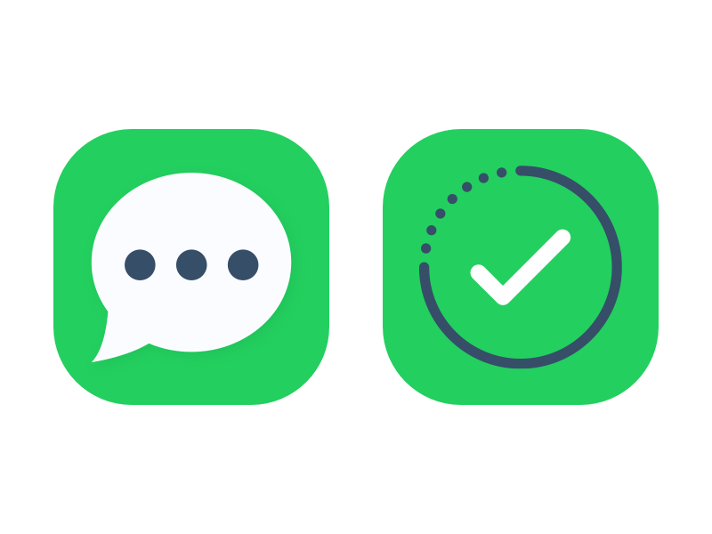 conversation icon green