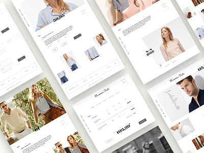 Massimo Dutti art direction branding design ui web webdesign website