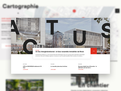 Lyon Confluence - Design proposal art direction branding design ui web webdesign website