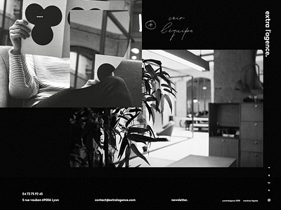 extra l'agence animation art direction branding design grid layout ui web webdesign website