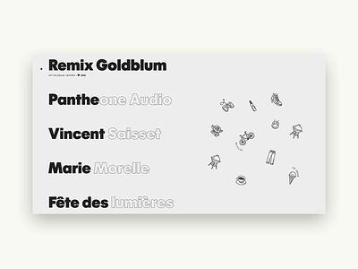 Vincent Saïsset Portfolio animation art direction branding design grid layout ui web webdesign website