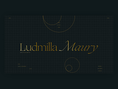 Portfolio - Ludmilla Maury animation art direction branding design grid layout ui web webdesign website