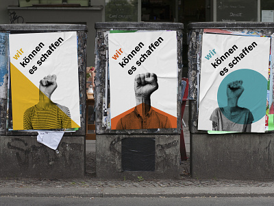 — wir können es schaffen — free graphicdesign manifesto plakat poster social sociale swiss swissdesign