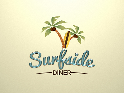 SD Logo Proposal design illustration logo logo design palm surf