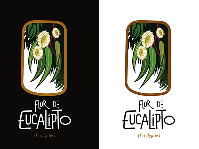 La Curandera: Flor de Eucalipto abeja art branding colors design eucalyptus flower flower logo illustration logo minimal nicaragua vector