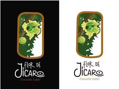 La Curandera: Flor de Jícaro art branding colors design flower flower illustration flower logo honey honey bee illustration jicaro logo nicaragua vector