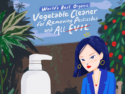 Snow white x Agape Nature 2 agape apple art character character design cleaner colors cute design digital art evil fruit illustration nature nicaragua organic singapore snow white vegetable