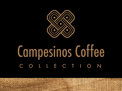 Campesinos Coffee Colection brand branding coffee coffee bean design farmers indigenous logo nicaragua origin cooffee simbol vector