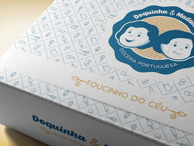 Doquinha & Madalena brand branding candy grandma grandmother home kitchen logo logotype portugal sweets vector