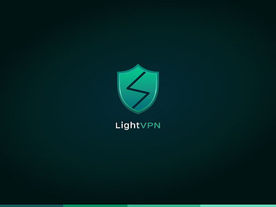 LightVPN Logo 3d branding clean creative dark design graphic design green illustration ip light logo minimal simple technology typography ui ux vector vpn