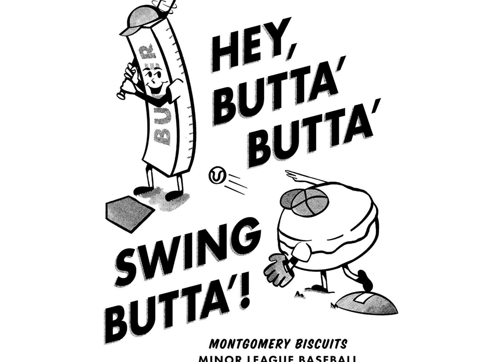 Biscuits Minor League Baseball Tee by Courtnie Johnson on Dribbble