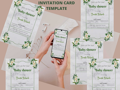 Invitation card template