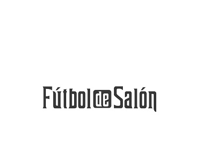 Futbol de Salon Logo branding design graphic design illustration logo print typography ui ux vector
