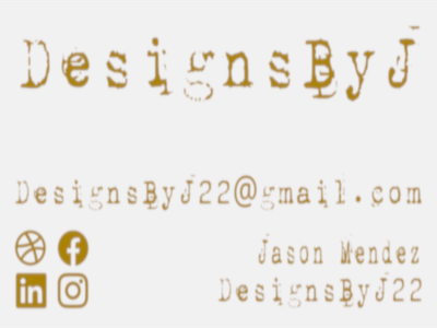 Anyone need a business card