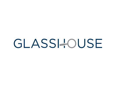 Glasshouse Logo building construction design glasshouse house logo property management sales search selections
