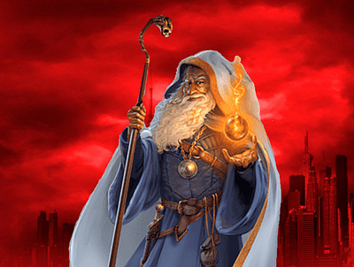 Fire Mage art design graphic design illustration