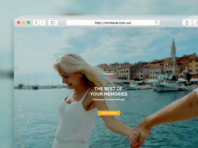 Minibook application book clean facebook instagram lviv simple social ui ukraine ux web