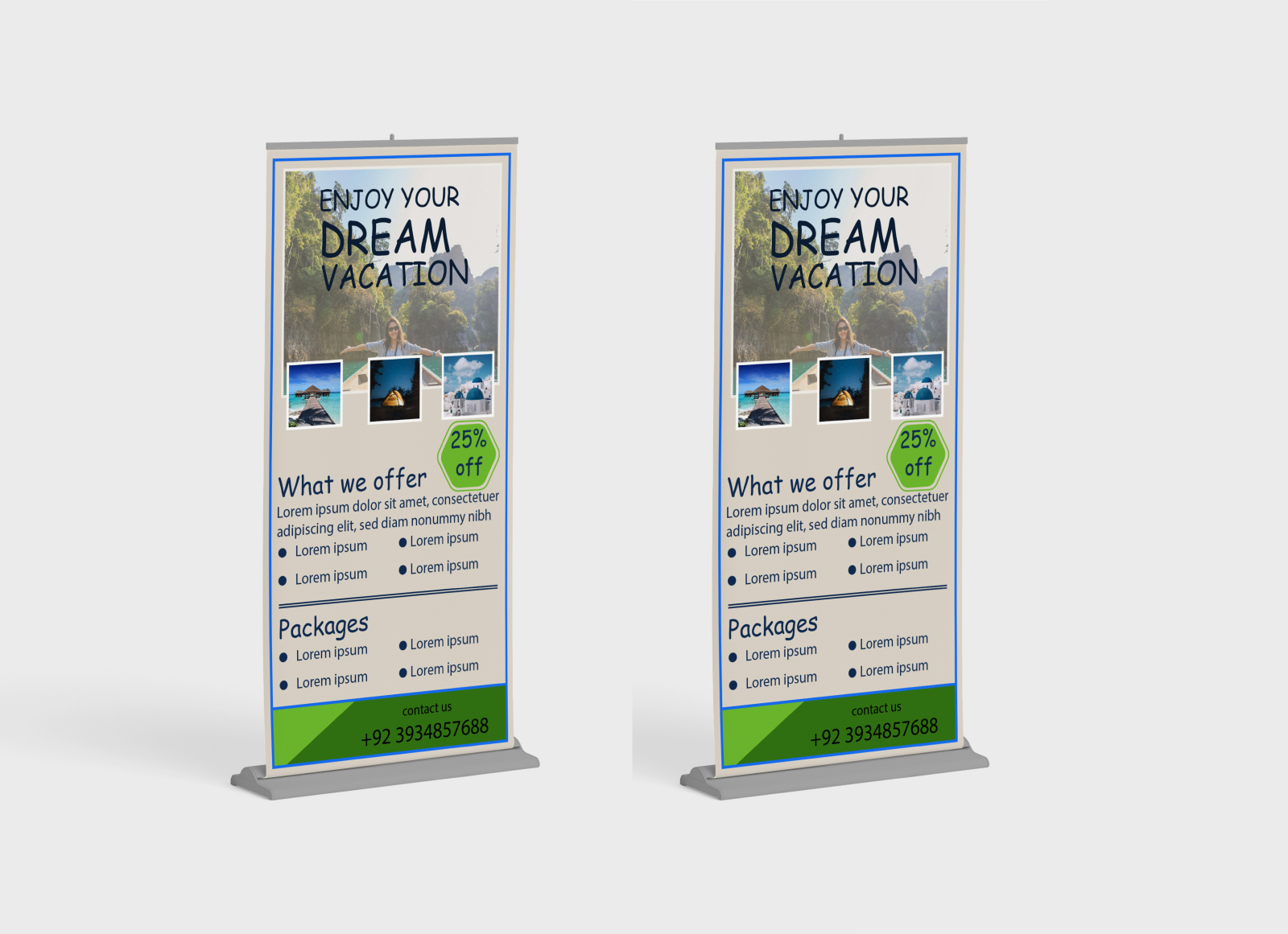 Standee by Ishma Zahid on Dribbble