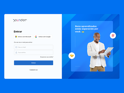 Younder Login Page