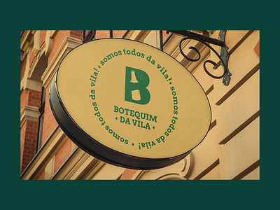 Brand Botequim da Vila beer branding logo mockup