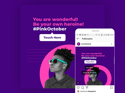 #PinkOctober design instagram socialmedia