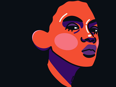 Illustration - Orange and Purple