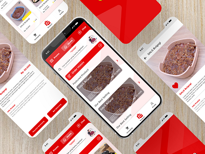 Korean BBQ food shop Mobile Apps e commerce mobile apps mobile design ui ux