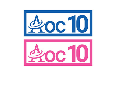 Letter logo concept of aoc branding design graphic design illustration letter logo typography vector