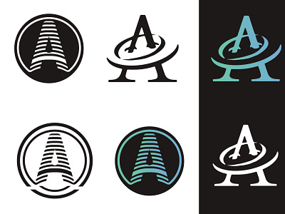 a letter logo branding design graphic design illustration letter letter icon logo logo folio motion graphics typography vector