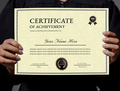 sample certificate design branding certificate design graphic design motion graphics sample certificate design typography vector